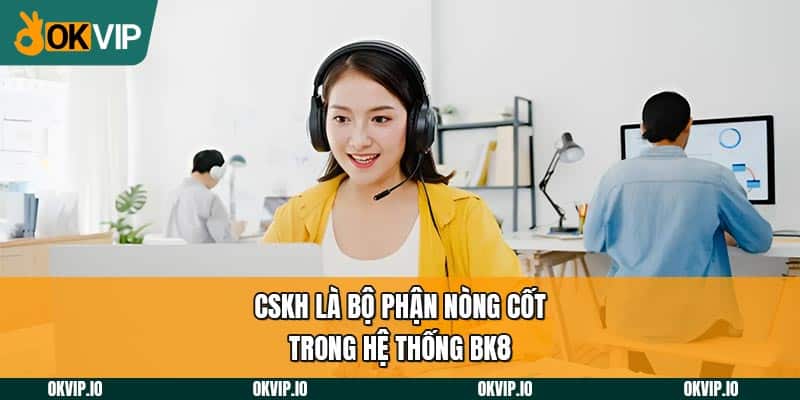 CSKH là bộ phận nòng cốt trong hệ thống BK8
